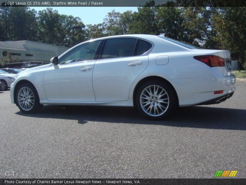 Starfire White Pearl / Flaxen 2013 Lexus GS 350 AWD
