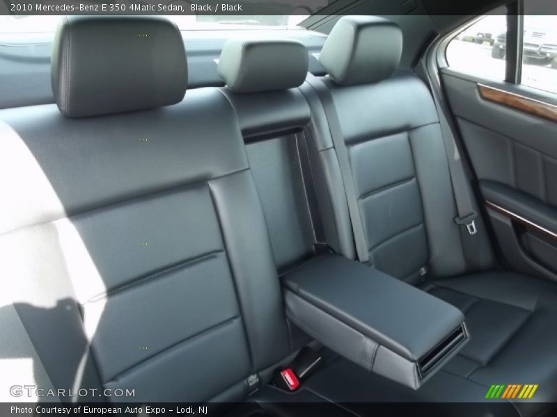Black / Black 2010 Mercedes-Benz E 350 4Matic Sedan