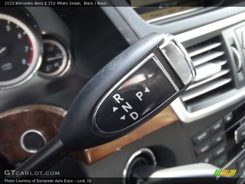 Black / Black 2010 Mercedes-Benz E 350 4Matic Sedan