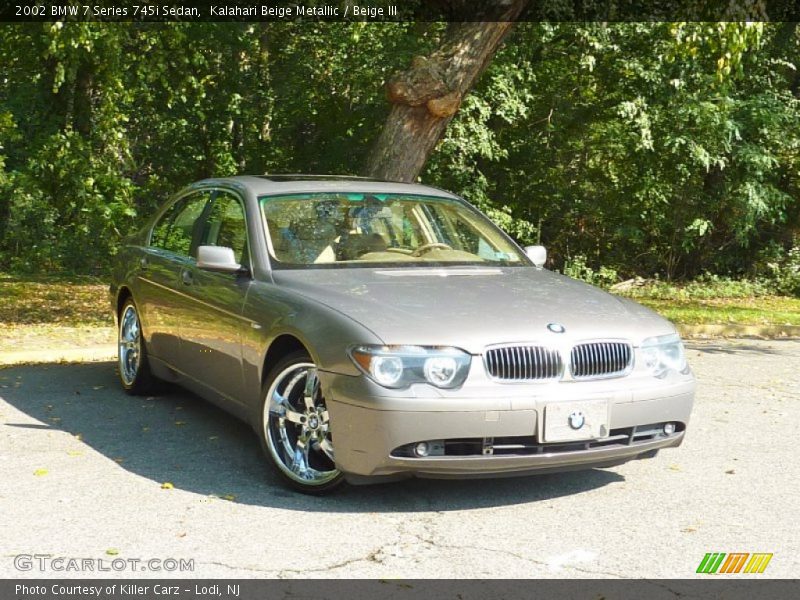 Kalahari Beige Metallic / Beige III 2002 BMW 7 Series 745i Sedan