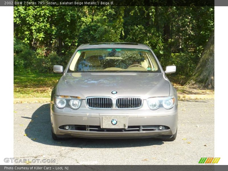 Kalahari Beige Metallic / Beige III 2002 BMW 7 Series 745i Sedan