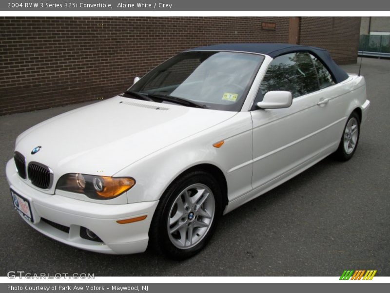 Alpine White / Grey 2004 BMW 3 Series 325i Convertible