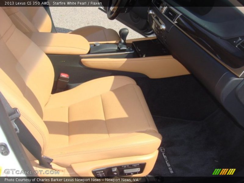 Starfire White Pearl / Flaxen 2013 Lexus GS 350 AWD