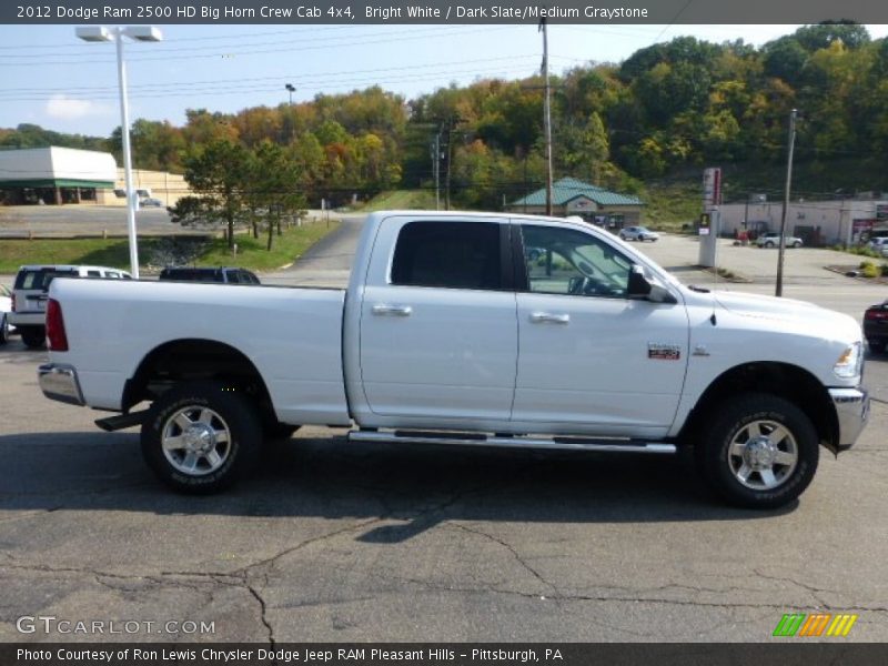 Bright White / Dark Slate/Medium Graystone 2012 Dodge Ram 2500 HD Big Horn Crew Cab 4x4
