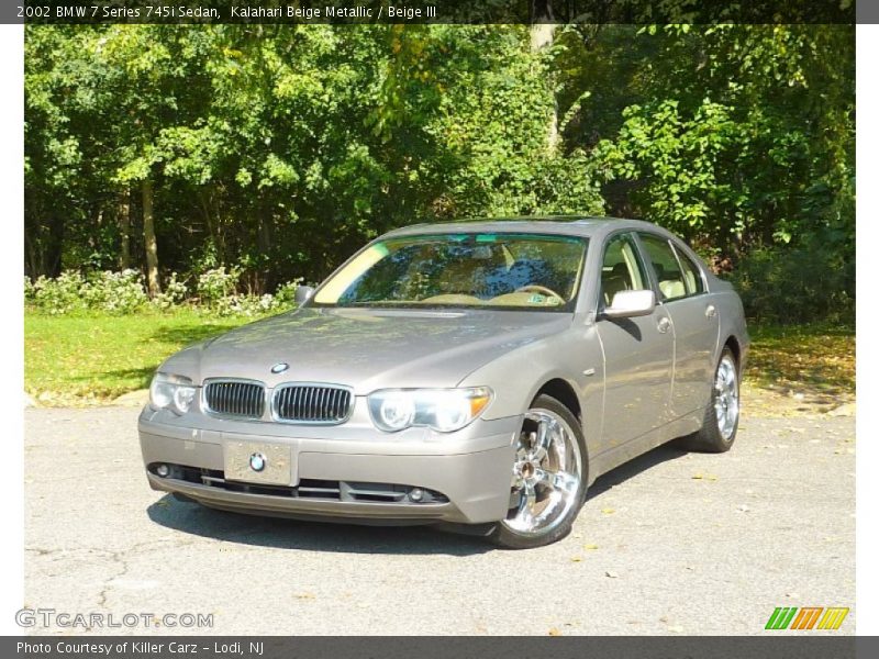 Kalahari Beige Metallic / Beige III 2002 BMW 7 Series 745i Sedan