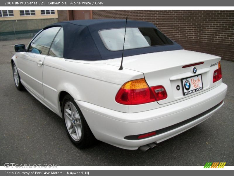 Alpine White / Grey 2004 BMW 3 Series 325i Convertible