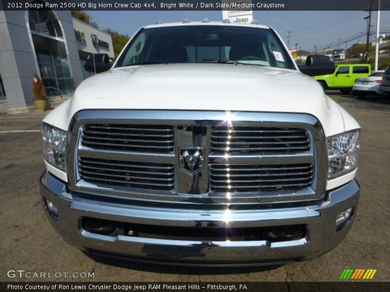 Bright White / Dark Slate/Medium Graystone 2012 Dodge Ram 2500 HD Big Horn Crew Cab 4x4