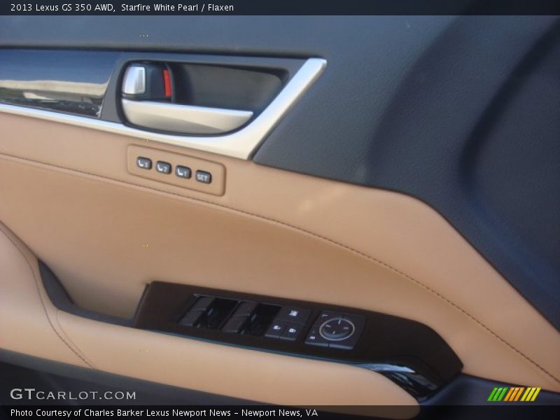 Starfire White Pearl / Flaxen 2013 Lexus GS 350 AWD