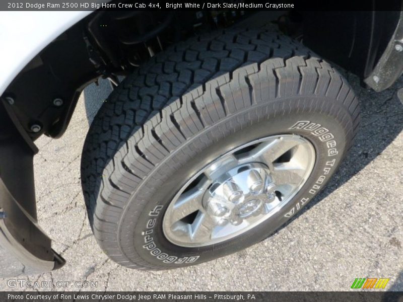 Bright White / Dark Slate/Medium Graystone 2012 Dodge Ram 2500 HD Big Horn Crew Cab 4x4
