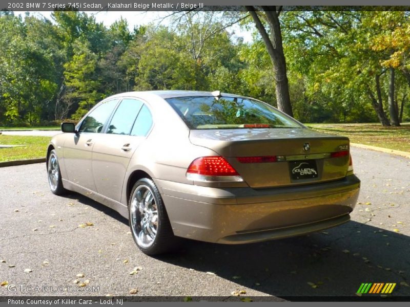 Kalahari Beige Metallic / Beige III 2002 BMW 7 Series 745i Sedan