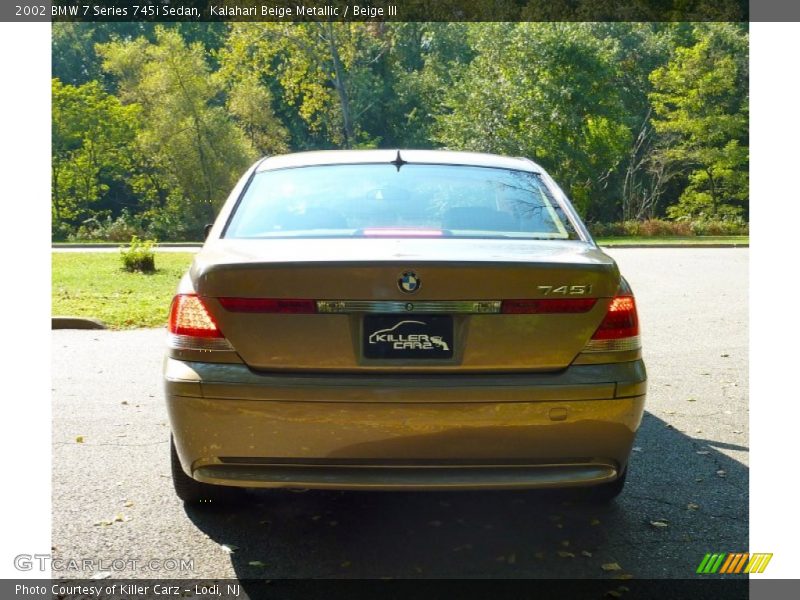 Kalahari Beige Metallic / Beige III 2002 BMW 7 Series 745i Sedan