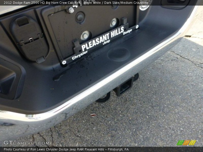 Bright White / Dark Slate/Medium Graystone 2012 Dodge Ram 2500 HD Big Horn Crew Cab 4x4