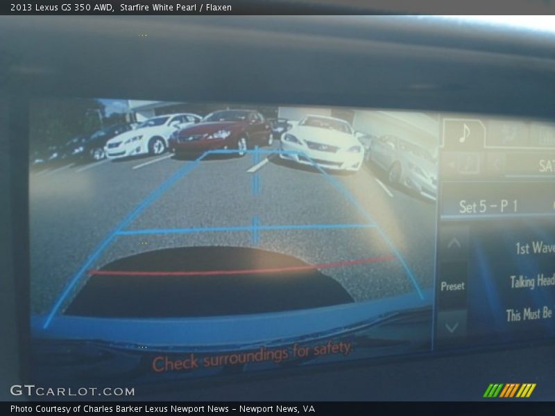 Starfire White Pearl / Flaxen 2013 Lexus GS 350 AWD