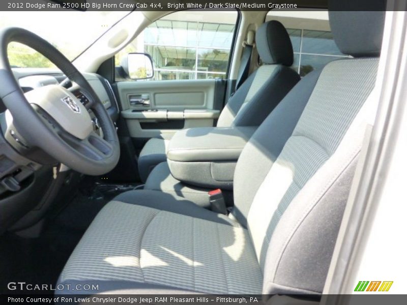 Bright White / Dark Slate/Medium Graystone 2012 Dodge Ram 2500 HD Big Horn Crew Cab 4x4