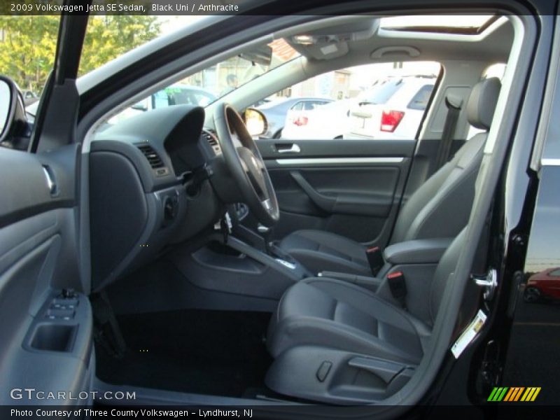 Black Uni / Anthracite 2009 Volkswagen Jetta SE Sedan