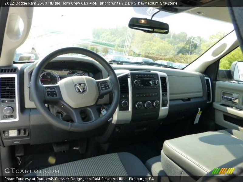 Bright White / Dark Slate/Medium Graystone 2012 Dodge Ram 2500 HD Big Horn Crew Cab 4x4