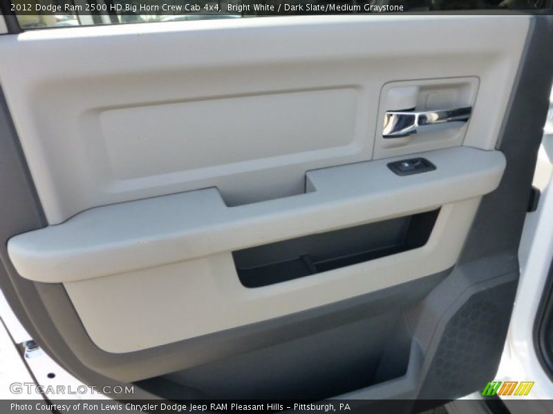 Bright White / Dark Slate/Medium Graystone 2012 Dodge Ram 2500 HD Big Horn Crew Cab 4x4