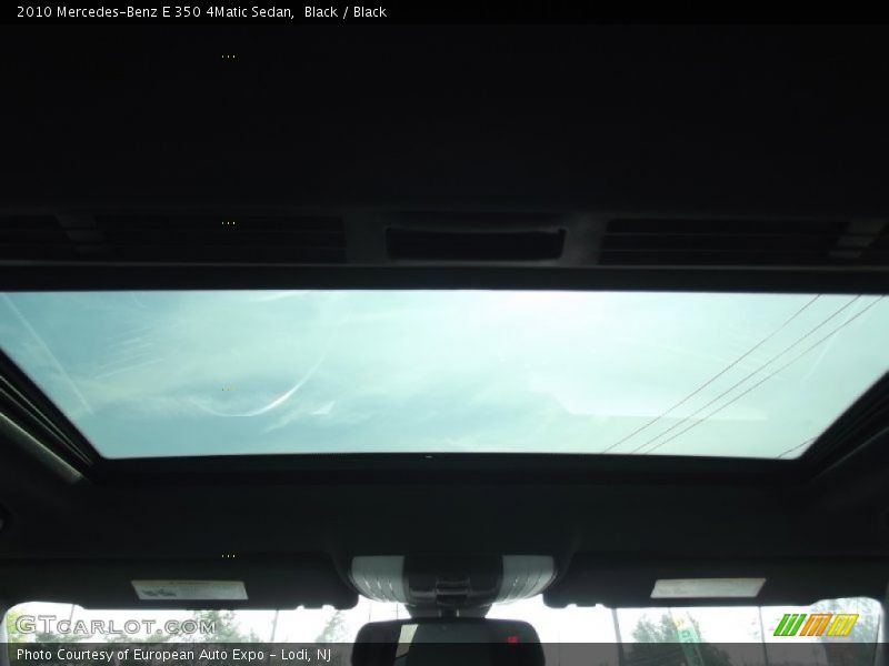 Black / Black 2010 Mercedes-Benz E 350 4Matic Sedan