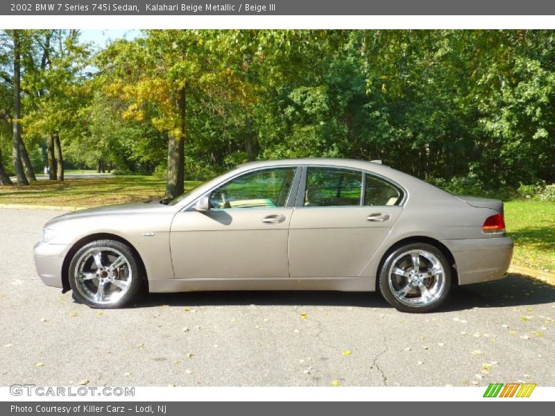 Kalahari Beige Metallic / Beige III 2002 BMW 7 Series 745i Sedan