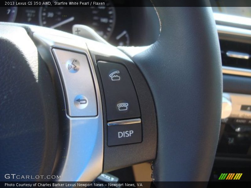 Starfire White Pearl / Flaxen 2013 Lexus GS 350 AWD