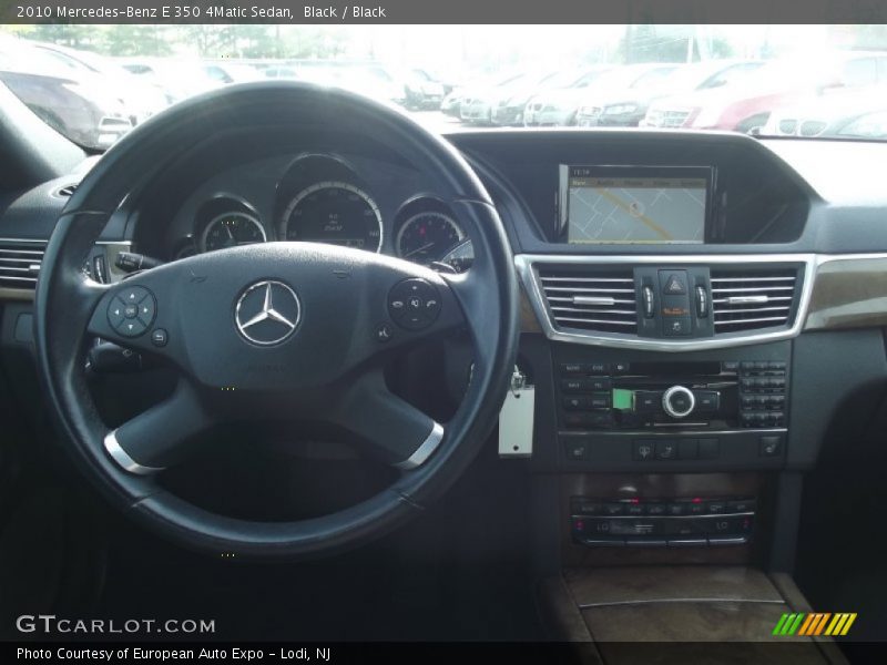 Black / Black 2010 Mercedes-Benz E 350 4Matic Sedan