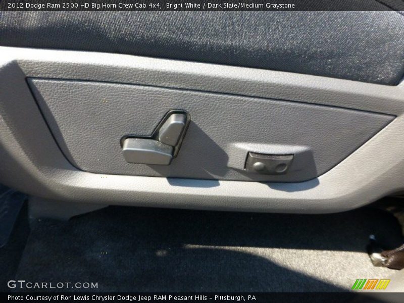 Bright White / Dark Slate/Medium Graystone 2012 Dodge Ram 2500 HD Big Horn Crew Cab 4x4