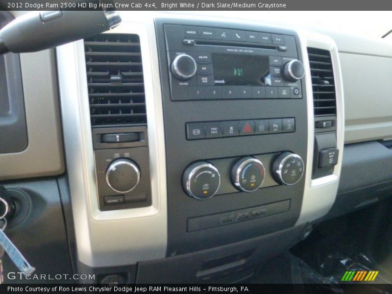 Bright White / Dark Slate/Medium Graystone 2012 Dodge Ram 2500 HD Big Horn Crew Cab 4x4