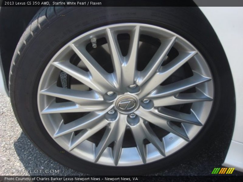 Starfire White Pearl / Flaxen 2013 Lexus GS 350 AWD