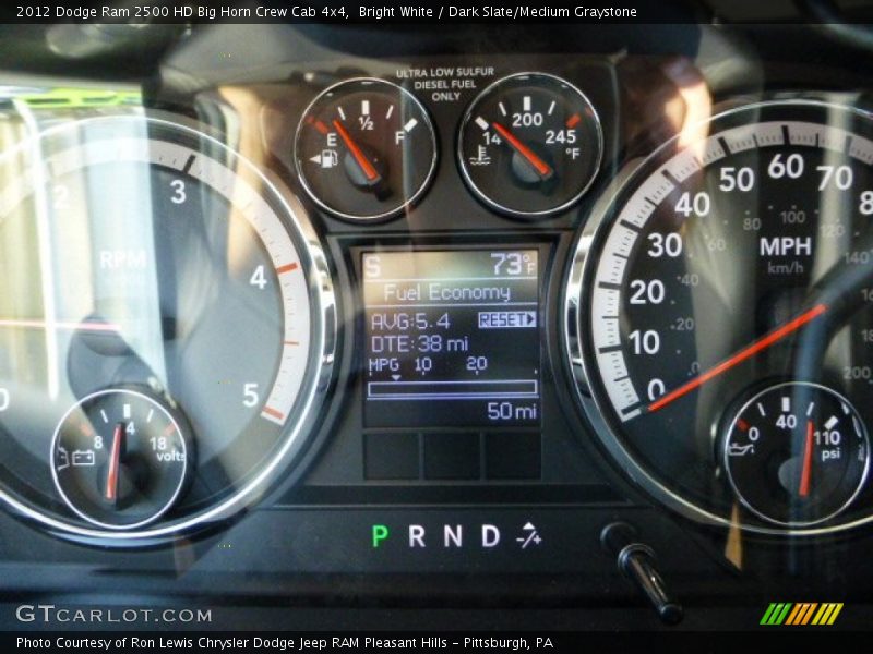 Bright White / Dark Slate/Medium Graystone 2012 Dodge Ram 2500 HD Big Horn Crew Cab 4x4
