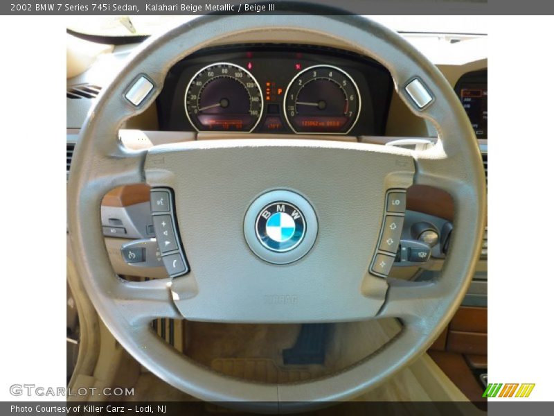 Kalahari Beige Metallic / Beige III 2002 BMW 7 Series 745i Sedan