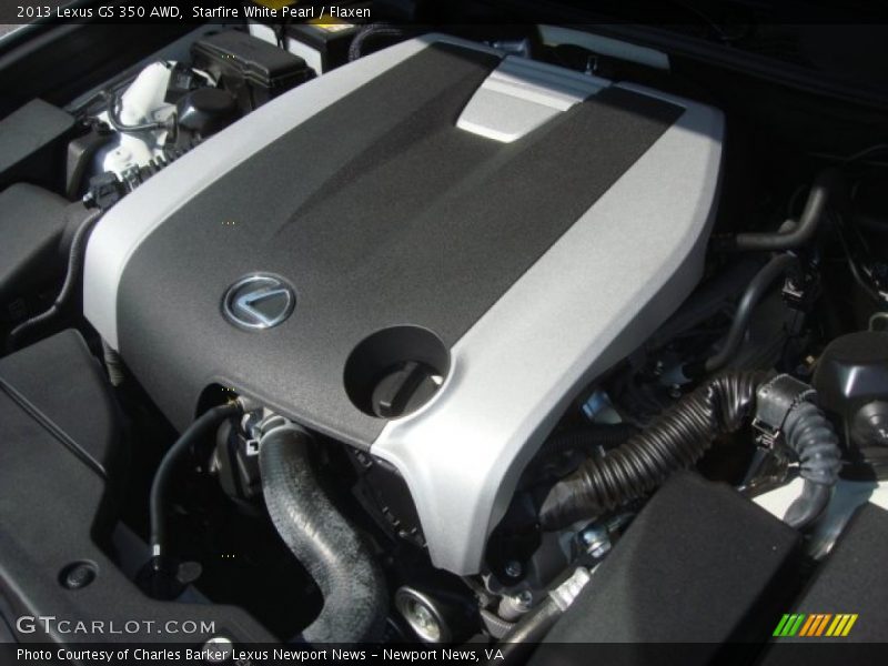 Starfire White Pearl / Flaxen 2013 Lexus GS 350 AWD