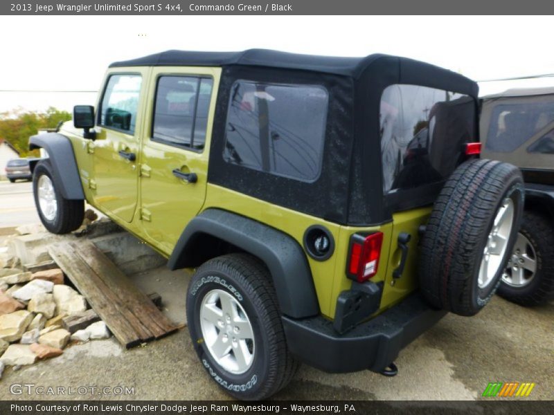  2013 Wrangler Unlimited Sport S 4x4 Commando Green