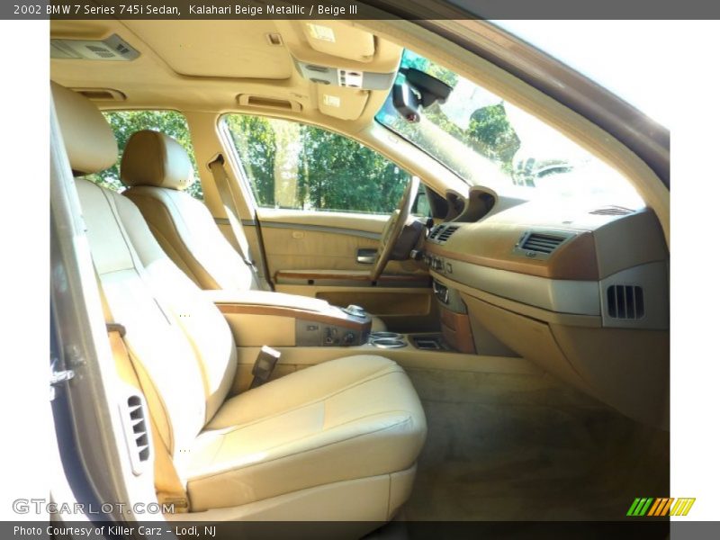 Kalahari Beige Metallic / Beige III 2002 BMW 7 Series 745i Sedan