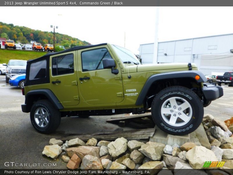  2013 Wrangler Unlimited Sport S 4x4 Commando Green