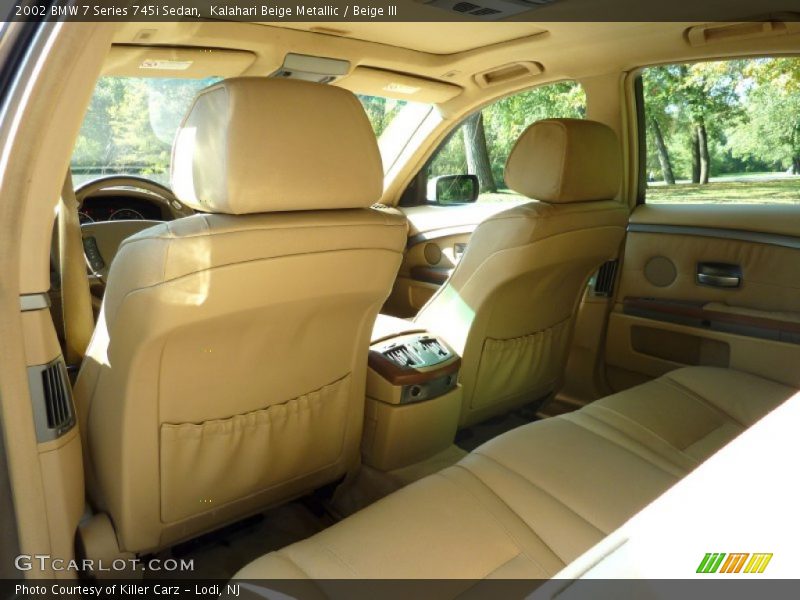 Kalahari Beige Metallic / Beige III 2002 BMW 7 Series 745i Sedan