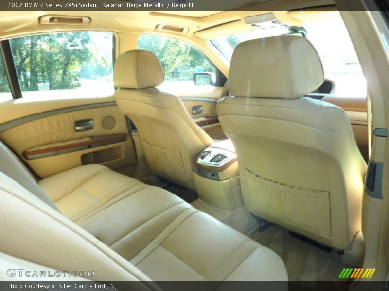 Kalahari Beige Metallic / Beige III 2002 BMW 7 Series 745i Sedan