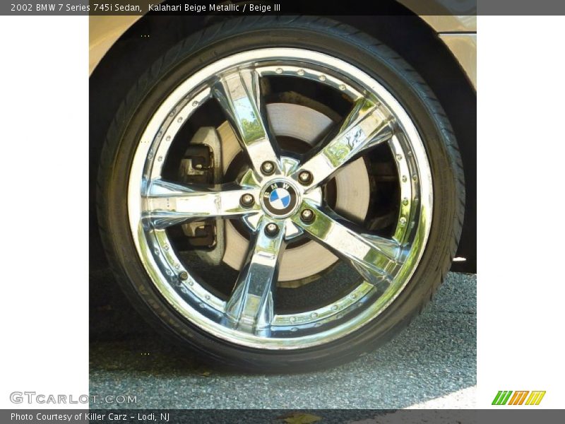 Kalahari Beige Metallic / Beige III 2002 BMW 7 Series 745i Sedan