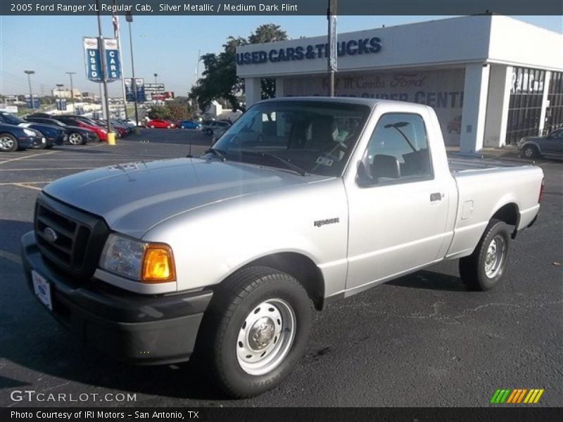 Silver Metallic / Medium Dark Flint 2005 Ford Ranger XL Regular Cab