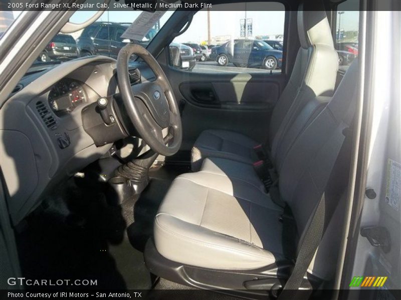 Silver Metallic / Medium Dark Flint 2005 Ford Ranger XL Regular Cab