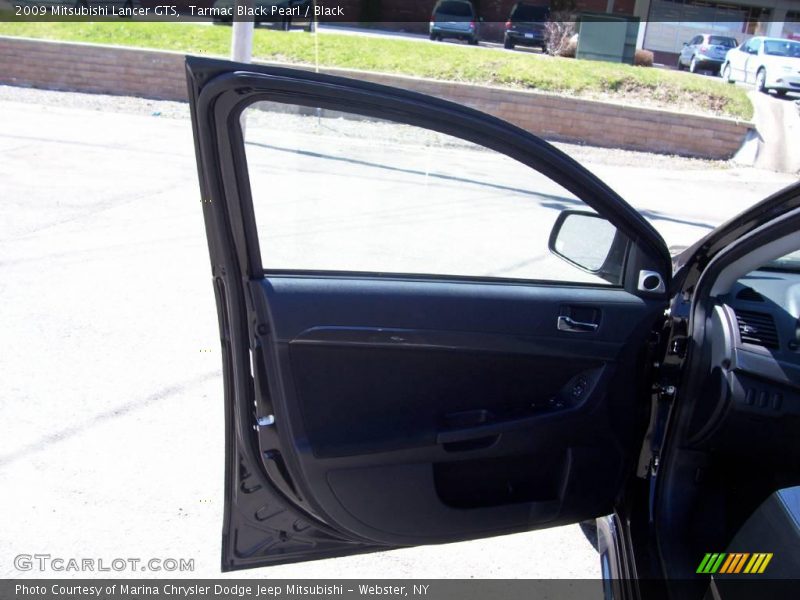 Tarmac Black Pearl / Black 2009 Mitsubishi Lancer GTS