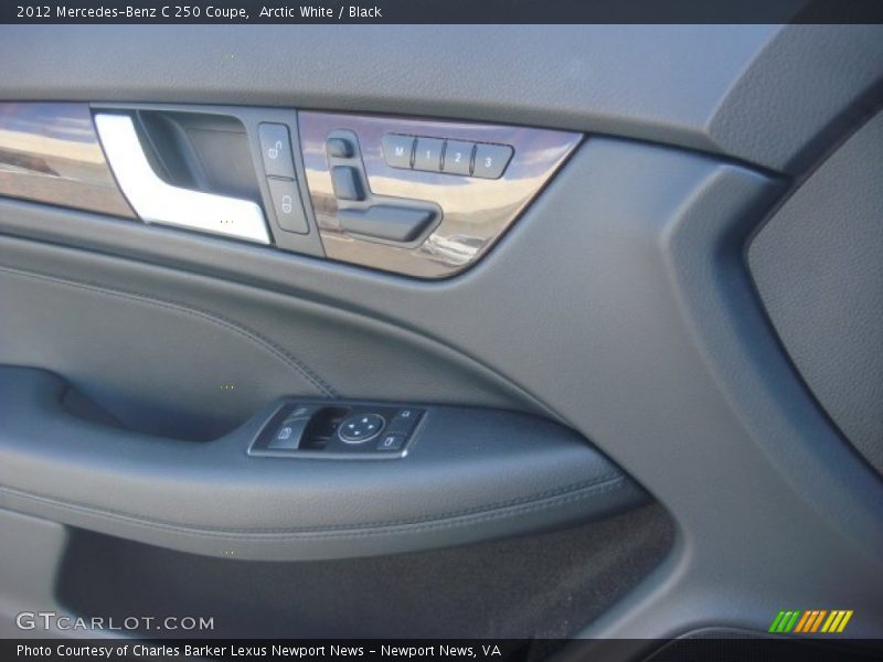 Arctic White / Black 2012 Mercedes-Benz C 250 Coupe