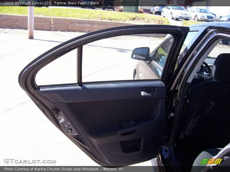 Tarmac Black Pearl / Black 2009 Mitsubishi Lancer GTS