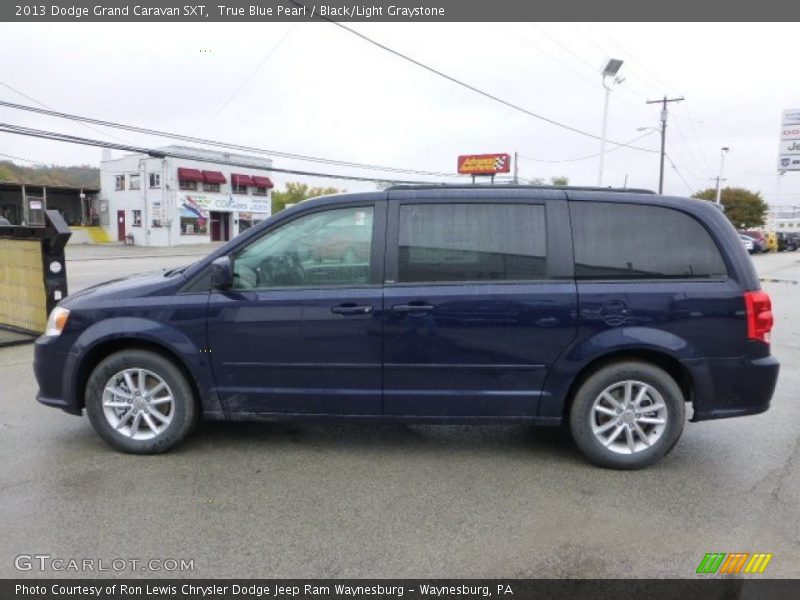  2013 Grand Caravan SXT True Blue Pearl