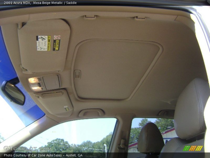 Mesa Beige Metallic / Saddle 2001 Acura MDX