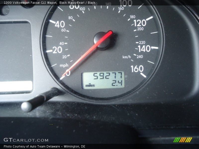 Black Magic Pearl / Black 1999 Volkswagen Passat GLS Wagon