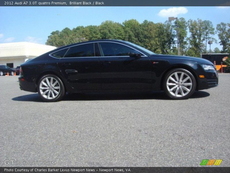 Brilliant Black / Black 2012 Audi A7 3.0T quattro Premium