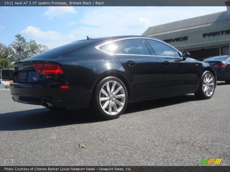 Brilliant Black / Black 2012 Audi A7 3.0T quattro Premium