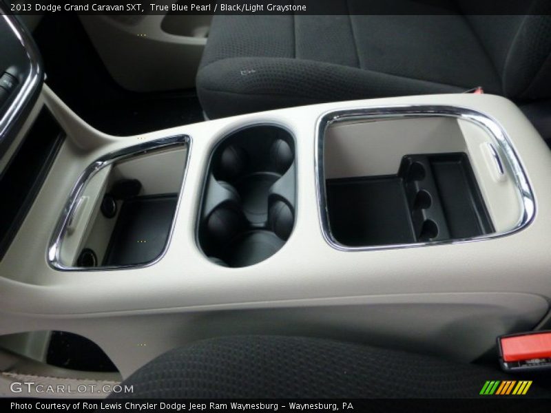 True Blue Pearl / Black/Light Graystone 2013 Dodge Grand Caravan SXT