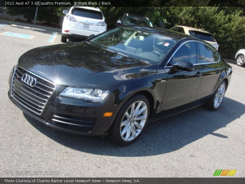 Brilliant Black / Black 2012 Audi A7 3.0T quattro Premium