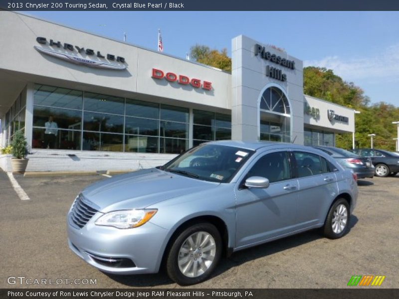 Crystal Blue Pearl / Black 2013 Chrysler 200 Touring Sedan